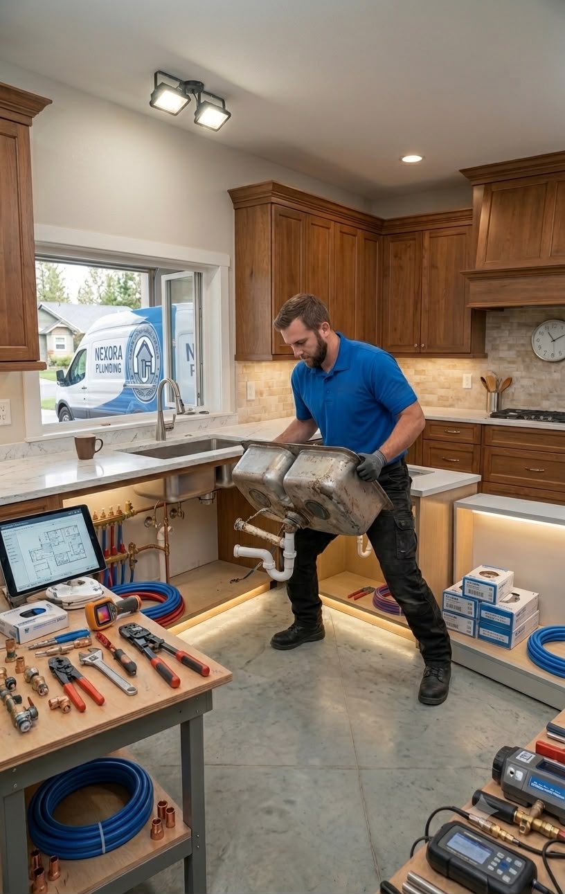 Expert plumbing technician